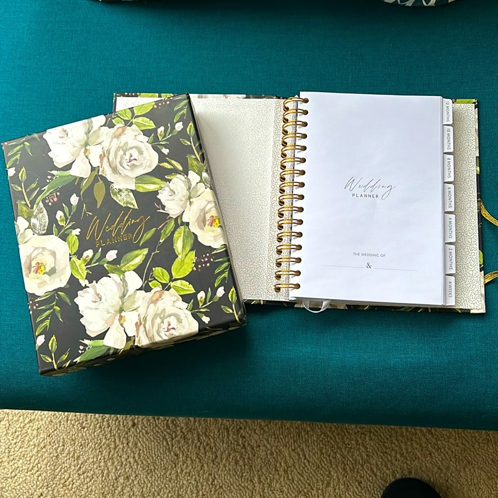Brand new detailed wedding planner. Great gift for the bride-to-be!